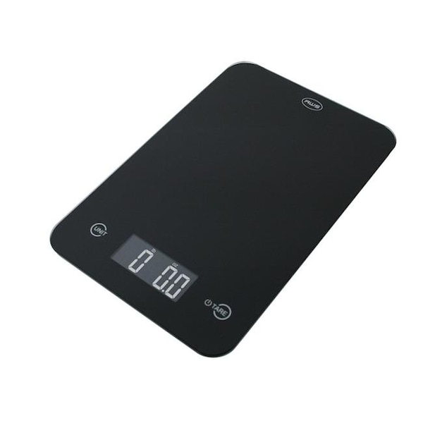 American Weigh Scales ONYX-5KG-BLK Kitchen Scale with Large Glass ONYX-5KG-BLK - main